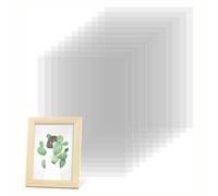 Katnetoly 50 Fogli di Acetato Fogli di Acetato Trasparente In Plastica Resistente al, 4,3x6,3 Pollici, Fogli di Stencil In Vuoti In Plastica