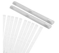 Katnetoly 50 Pezzi di Strisce Adesive con Supporto In Rete, Strisce Adesive Termiche per Rilegatura di Libri, Nastro Adesivo Hot Melt per Riparazione di Libri