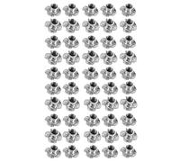 Katnetoly 50 pezzi M8 in metallo Captive T Nuts Tee Blind metrici