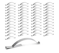 Katnetoly 50 Pezzi Molla di Tensione per Zanzariera, Molla Piatta per Finestra con Montaggio Angolare, Clip per Zanzariera In Acciaio Inossidabile da 2-3/4 Pollici