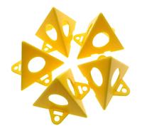 Katnetoly 50 Pezzi Supporti per Mini Supporti per Set di Attrezzi Cuscinetto Triangolare per per La Lavorazione del Legno Supporto per Staffa Ausiliaria