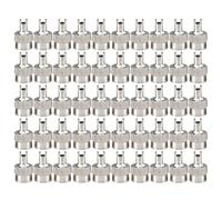 Katnetoly 50 Pezzi Tappi Valvola A Testa Scanalata Tappi Valvola A Fessura In Metallo A Prova di Perdite Tappi Valvola Pneumatico Tappi Antipolvere Accessori