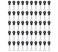 Katnetoly 50 Pz Isolanti A Dado Piatto Isolanti per Recinzione Elettrica Isolanti per Recinzione Elettrica Filettati Isolanti A Spirale per Bestiame