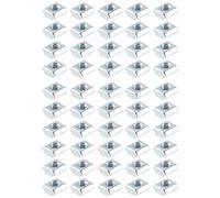 Katnetoly 50 pz M5 T scorrevole Dado Zin-Plated acciaio al carbonio T Dado scorrevole per il 2020 di profilo in alluminio