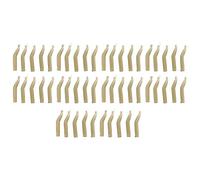 Katnetoly 50 Pz/Maniche per da Pesca alla Carpa Hair Rig Line Aligner Soft Anti Fishing/Line Aligners Accessori