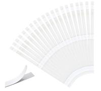 Katnetoly 50 Strisce di Colla Termica con Supporto In Rete per Rilegatura di Libri per Capacità di 80-110 Fogli Nastro per Riparazione Libri 12 mm