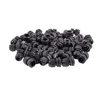 Katnetoly 50 X Pressacavo Nel Plastica Nera Con Connettore PG11 Diametro 5-10Mm