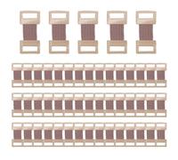 Katnetoly 50PZ Bendaggio Avvolgere Clip Metalliche Elastiche Morsetti di Fissaggio Ganci Kit di Pronto Soccorso per Vari Tipi di Sportive