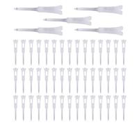 Katnetoly 50PZ Tee da Golf Un Doppio Strato di Plastica Tee Soft Un Bassa Golf Seat Golf Training Tool Bianca