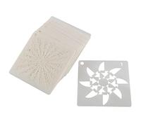 Katnetoly 56 Pezzi di Mandala Dot Stampo Modello Pittura Adatti Rupestre Bricolage Progetto perfetto 3.6X3.6 Pollici 9X9Cm