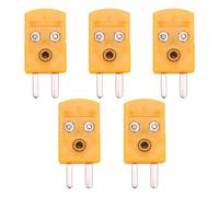 Katnetoly 5PZ Circuiti Rtd Tappi Per Termocoppia Con Sensore Di Temperatura Tipo K Giallo