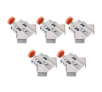 Katnetoly 5Pz Morsetto Ad Angolo Retto A 90° Morsetto di Fissaggio Clip In Acciaio Tipo Aperto Localizzatore