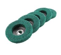 Katnetoly 5PZ Ruote Lamellari nel Fibra di Nylon Ruota Lucidante per Lucidatura Disco Abrasivo per Smerigliatrice Angolare per Lucidatrice per Metalli