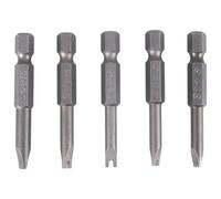 Katnetoly 5PZ Set Bit Di Sicurezza Set Tamper Proof Cacciavite Punta Da Trapano Vite Bit del Driver Gambo Esagonale Punta un U Da 6 Pollici