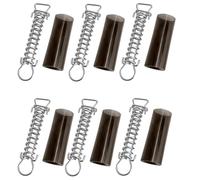 Katnetoly 6 Pezzi Copertura Invernale per Piscina con Molla di Protezione per Piscina con di Fermo A D e Guaine In Vinile per Molle