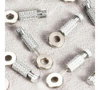 Katnetoly 6 Pezzi di Ago per Posizionamento Sutura In Pelle Strumento DIY Ago per Sutura A Posizione Fissa Ago per Sutura Fisso In Pelle 0-6mm