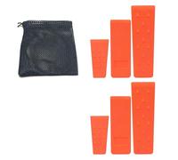 Katnetoly 6 Pezzi di Cunei per L'Abbattimento Degli con Punte per un Taglio Sicuro Degli : 2 Cunei da 10 Pollici, 8 Pollici e 6 Pollici con Borsa per il Trasporto