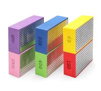 Katnetoly 6 Pezzi di Tamponi Diamantati per Lucidatura A Mano, Tamponi Diamantati per Levigatura A e A Secco, Grana 60, 120, 240, 400, 600, 1000