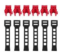 Katnetoly 6 Pezzi/Set Supporto per Bicicletta per Auto SUV Supporto per Bagagliaio Portabiciclette per Portabagagli Portaoggetti Ganci di Ricambio con Rastrelliere, Modello B