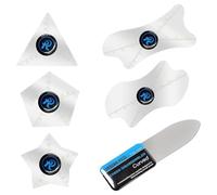 Katnetoly 6 Pezzi/Set Ultra Sottile da 0,1 mm Professionale In Acciaio Inossidabile Curvo per A Leva, Strumento di Apertura per Riparazione