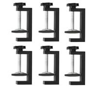 Katnetoly 6 Pz Morsetti A G per La Lavorazione del Legno Morsetto A C Universale Morsetto da Scrivania Piccolo Telaio Frontale per Armadietto con Morsetti A C A Ganascia Larga Stabili