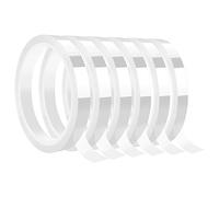 Katnetoly 6 Rotoli 10Mm X33M(108Ft) Nastro Termico Trasparente per Stampa un Sublimazione di Nessun Residuo e Vinile un Trasferimento di