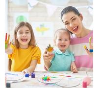 Katnetoly 60 Pezzi Cerchi in Acrilico Cerchi in Acrilico Trasparente per Lavori Creativi Cerchi in Acrilico Dischi Rotondi in Acrilico per Dischi Milestone per Bambini, Targhetta con Il Nome