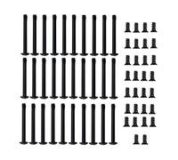 Katnetoly 60 Pezzi Computer Case Ventola di Raffreddamento Montaggio Ventola Computer Lunghe Corte Accessori Ventola Radiatore