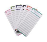 Katnetoly 60 Pezzi Fogli per Tracker Delle Spese Tracciatori del Budget Buste di Carta Adatte al Budget Busta per Banconote Budget per Personale