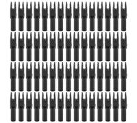 Katnetoly 60 Pezzi Tiro con L' Frecce Cocca ID 6.2Mm Frecce Cocche Inserire La Coda per Tiri di Caccia DIY Frecce Ricurvo Composto