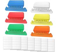 Katnetoly 60 Set di Schede e Inserti per File Sospesi, Etichette Colorate per Cartelle di File, Schede di Archiviazione per L'Identificazione Dei File, Facili da Leggere