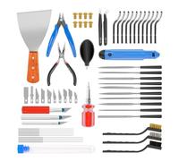 Katnetoly 66 Strumenti e Accessori per La Rifinitura di Modelli Stampati In 3D, Strumenti per Stampante 3D per Pulizia, Taglio, Sbavatura e Finitura