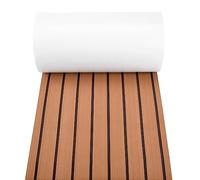 Katnetoly 6Mm Autoadesivo Eva Schiuma Teak Sheet Marine Boat Yacht Sintetico Decking Schiuma Tappetino Pavimento 240X45cm