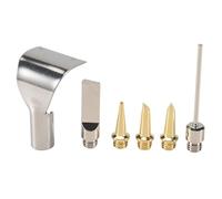 Katnetoly 6Pcs Punte Di Ricambio del Rame Kit Ugello per Hs-1115K / Mt-100 Aerato Flame Butano Gas Saldatore Utensili per Saldatura Filo Gas