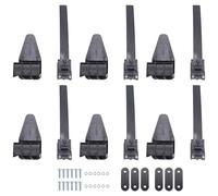 Katnetoly 6Set FESTIVITÀ/Compleanno/Anniversario/pubblicità Decorazione Banner per Porta del Garage Banner in Vinile Clip Durevole Facile Installazione