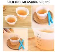 Katnetoly 7 Pezzi di Misurazione di Misurazione In Silicone per la Cottura da Cucina Cucina In Resina Compresa Tra Tazze di Erogazione