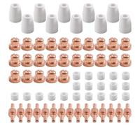 Katnetoly 70 Pezzi Consumabili per Taglio al Plasma (Standard) Adatti per Taglio 40 50 con Torcia per Taglio al Plasma PT31 LG40