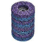 Katnetoly 8 Pack Strip Disc Stripping Wheel Accessori Kit di Parti per Smerigliatrici Angolari Rimuovi Ruggine Ruota per Sverniciatura Pulisci Rivestimento Saldature, 4x5/8 Pollici