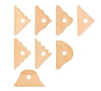 Katnetoly 8 Pezzi di Strumenti per Rifinire La Ceramica, Costole In Ceramica, Argilla per Ceramica, Strumenti per Modellare il Piede, Ceramica, Profilo, Costole, Forniture per Ceramica