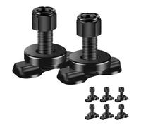 Katnetoly 8 Pezzi L-Track Doppio Perno Filettato Dado di Fissaggio Utilizzato con Binario L per Cassone di Camion, Rimorchio Carico