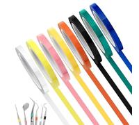 Katnetoly 8 Rotoli di Nastro Colorato per Autoclave 65,8 M/LX 1,0 Cm/W Nastro di Identificazione Strumenti Autoclavabile