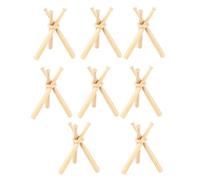 Katnetoly 8 Set di Supporti da Baseball per Supporti da Baseball per Palline da Esposizione per da Baseball, Supporti per Espositori in Legno per Display da Baseball