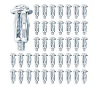 Katnetoly 80 A Petalo In Acciaio Zincato da 80 Pezzi con Ancoraggi Ad Espansione per L'Installazione di Sottili da 0,79 Pollici di Lunghezza