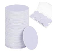 Katnetoly 80 Pezzi Tag NFCNtag 215 Chip Adesivo NFC Tag NFC Rotondo Scheda NFC Riscrivibile Retro Adesivo Dispositivo per Cellulare Abilitato NFC Durevole Facile Installazione