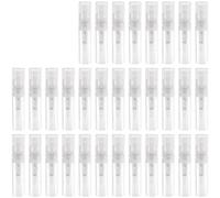 Katnetoly 80Pc 3ML Flacone In Plastica Trasparente Piccolo Imballaggio Cosmetico Atomizzatore Bottiglie di Profumo Atomizzatore Liquido Contiene Ca. 65 X 12 mm