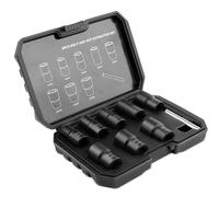 Katnetoly 9 Pezzi di Estrattore per A Bussola Danneggiati e A Vite Incompleta -V Nero e Estrattore per Fili Rotti