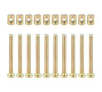 Katnetoly a esagono incassato Bulloni Bullone per mobili con filettatura M 6 x 55 mm cilindrici Tassello a croce Dado intagliato per mobili Presepi per letti