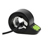 Katnetoly Acceleratore Acceleratore per Scooter Elettrico Pieghevole 1 Pezzo, Acceleratore A Pollice, Plastica Nera e Verde