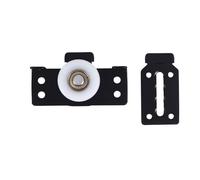 Katnetoly Accessori hardware 2 pezzi Pulegge per porta scorrevole Porta scorrevole in legno per porta Piccole ruote sospese Ruote silenziose per porte scorrevoli