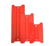 Katnetoly Accessori per Auto Pellicola In Fibra Carbonio per Rimozione Adesivo per Auto Strumenti per Avvolgimento Vinile In Feltro Strumento per Pulizia Raschietto Antigraffio Rosso